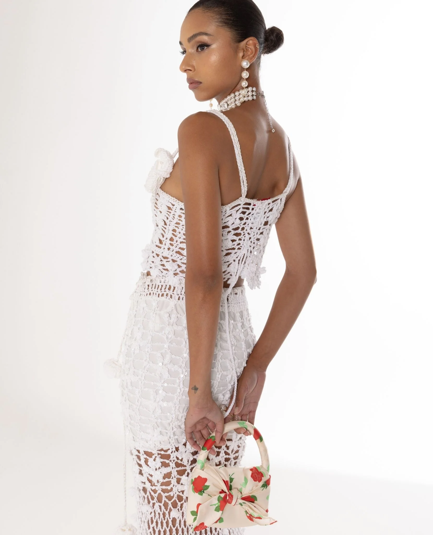 White Vanilla Handmade Crochet Top - Image 6