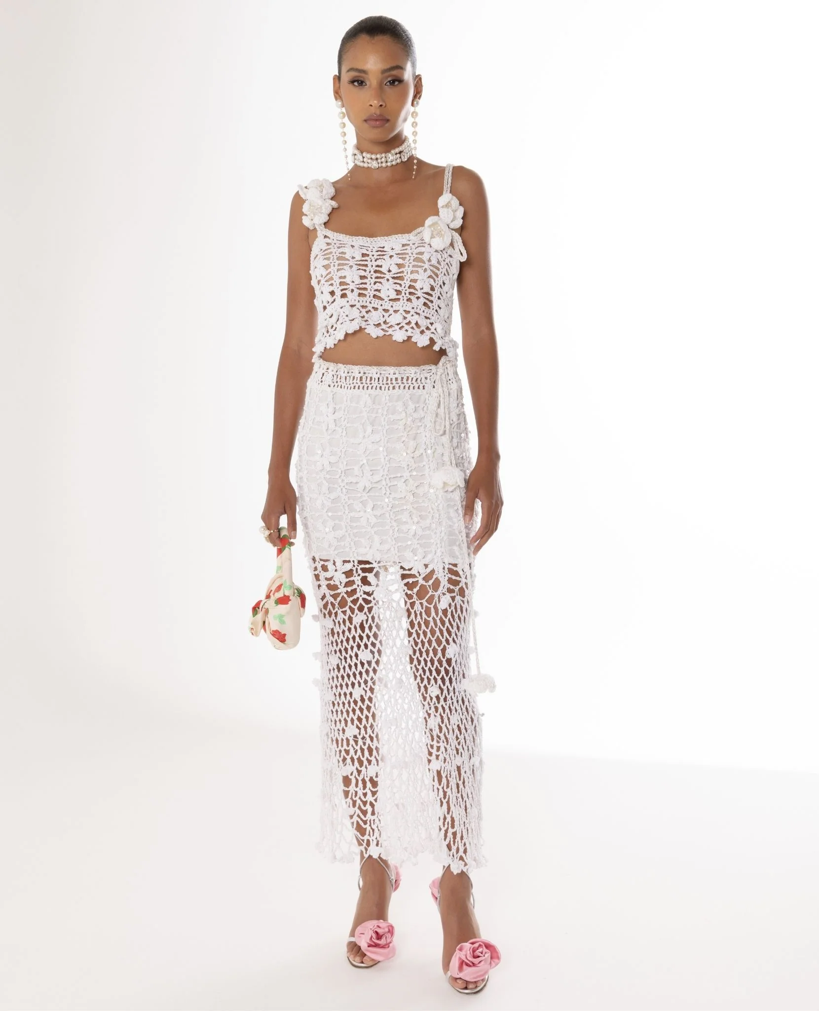 White Vanilla Handmade Crochet Top - Image 8