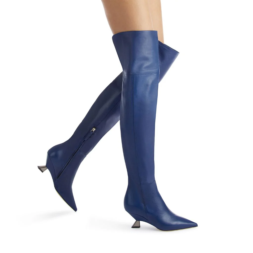 Fiona Danubio Boots | Blue - Image 6