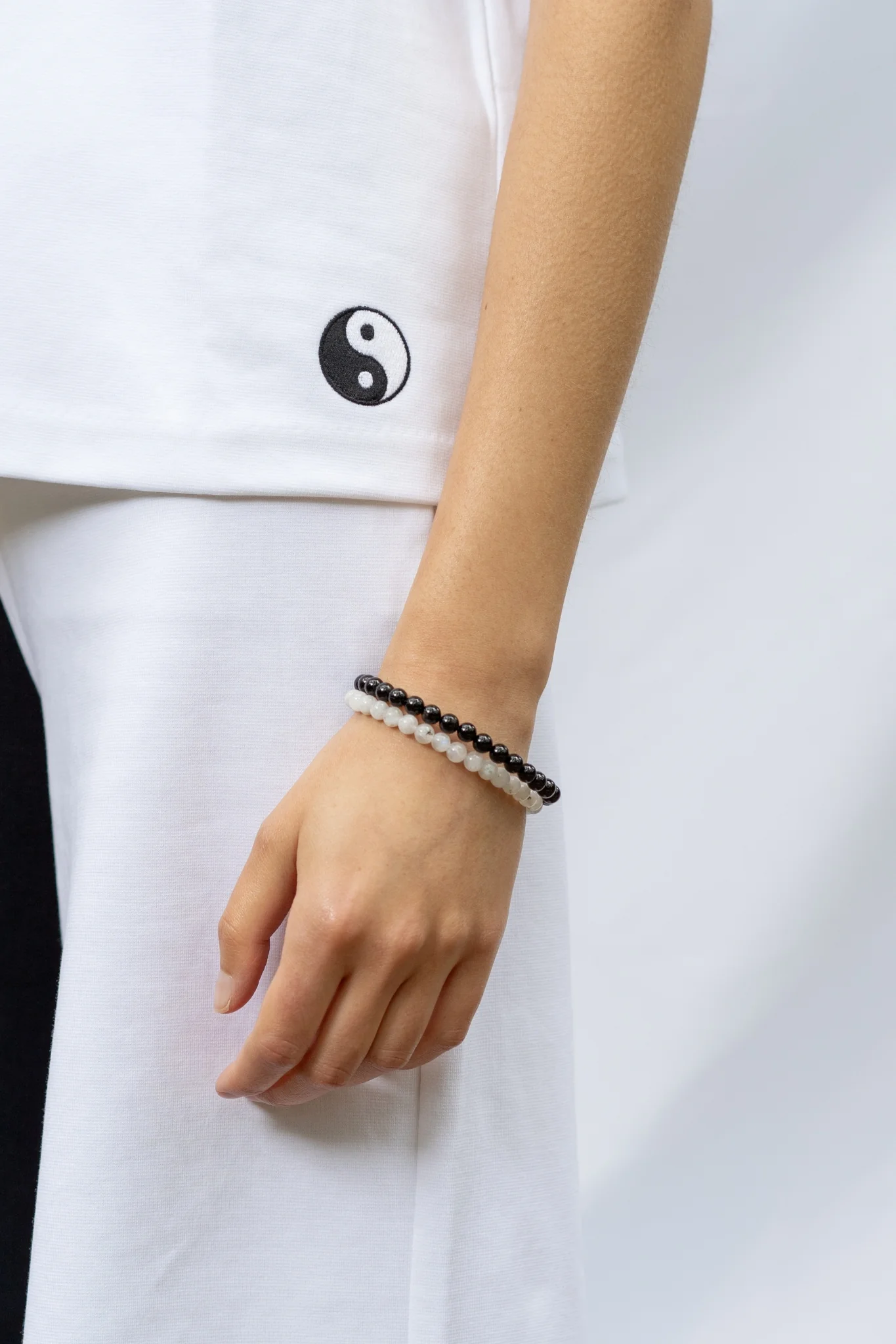 Yin & Yang Two-Tone Sleeveless Top - Image 5