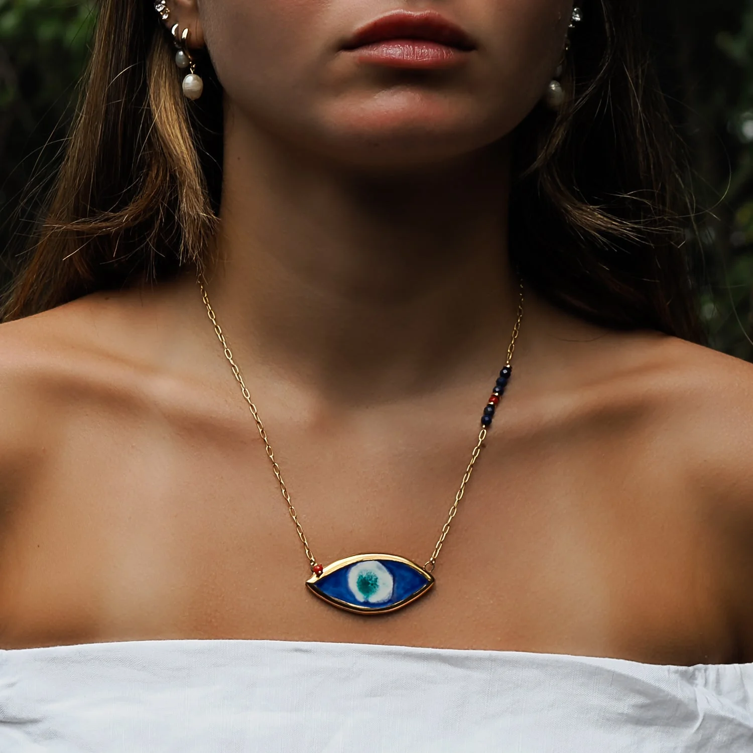 Energy Anchor Eye Necklace - Image 2