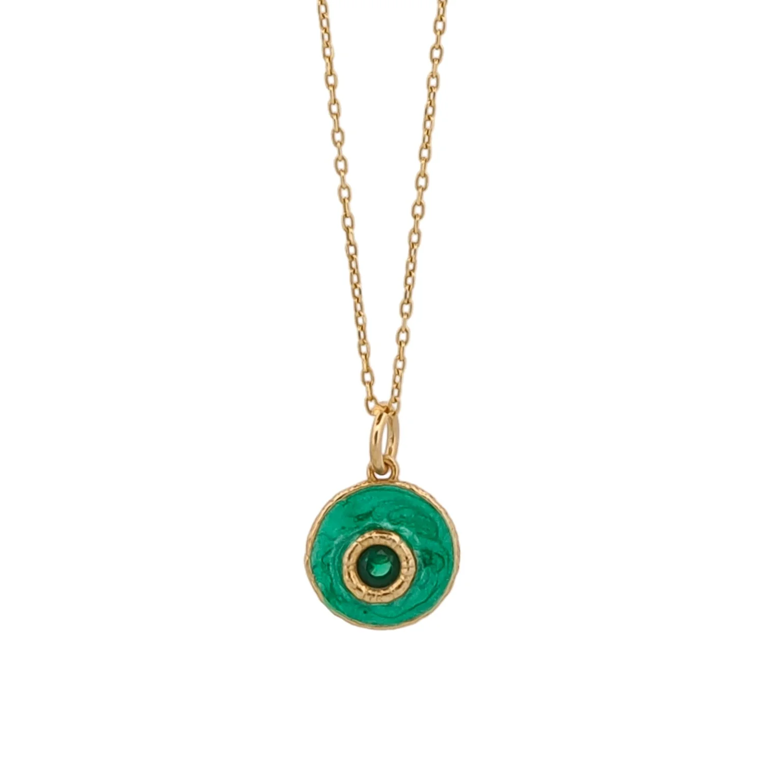 Green Eye Necklace