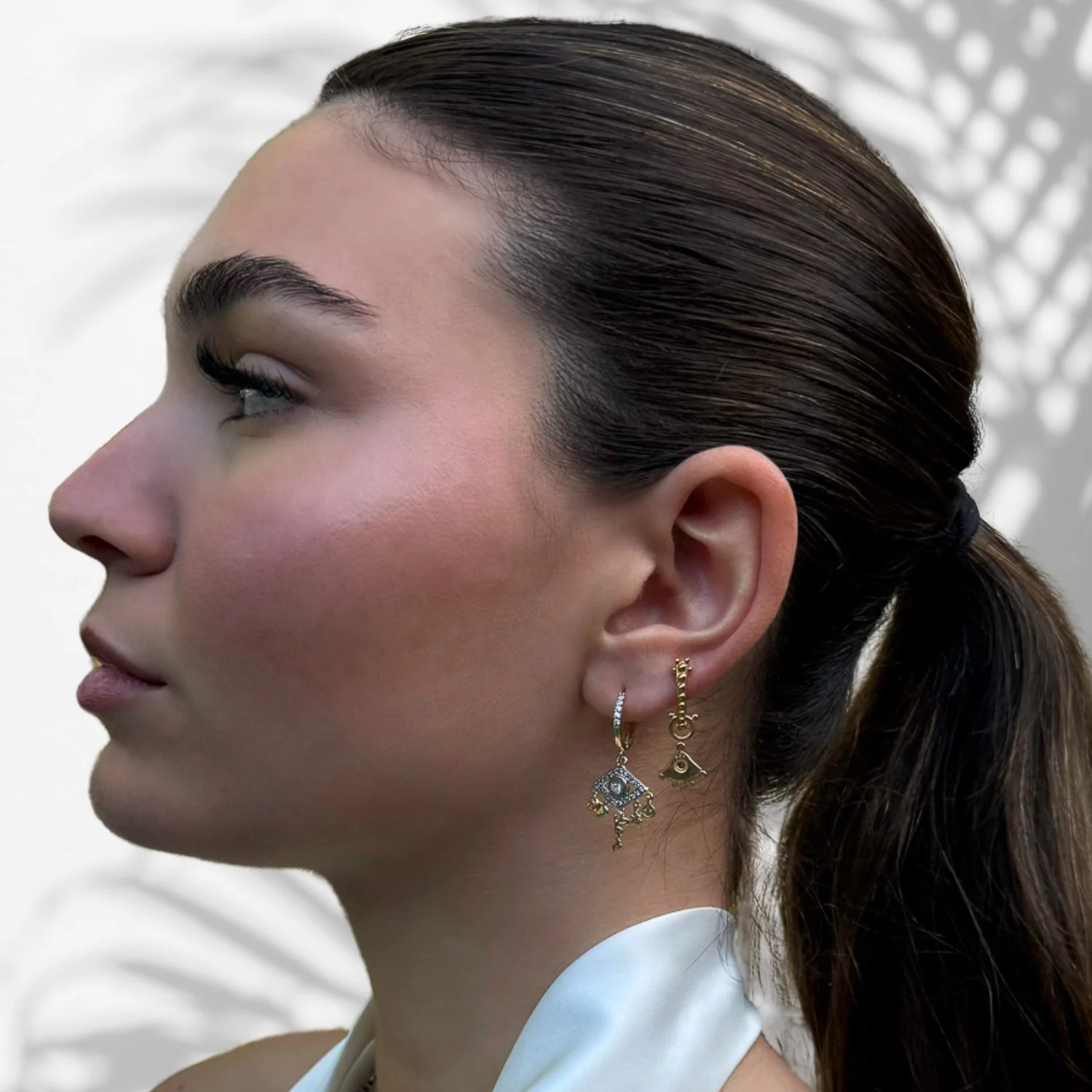 Peace & Love Eye Earrings - Image 2