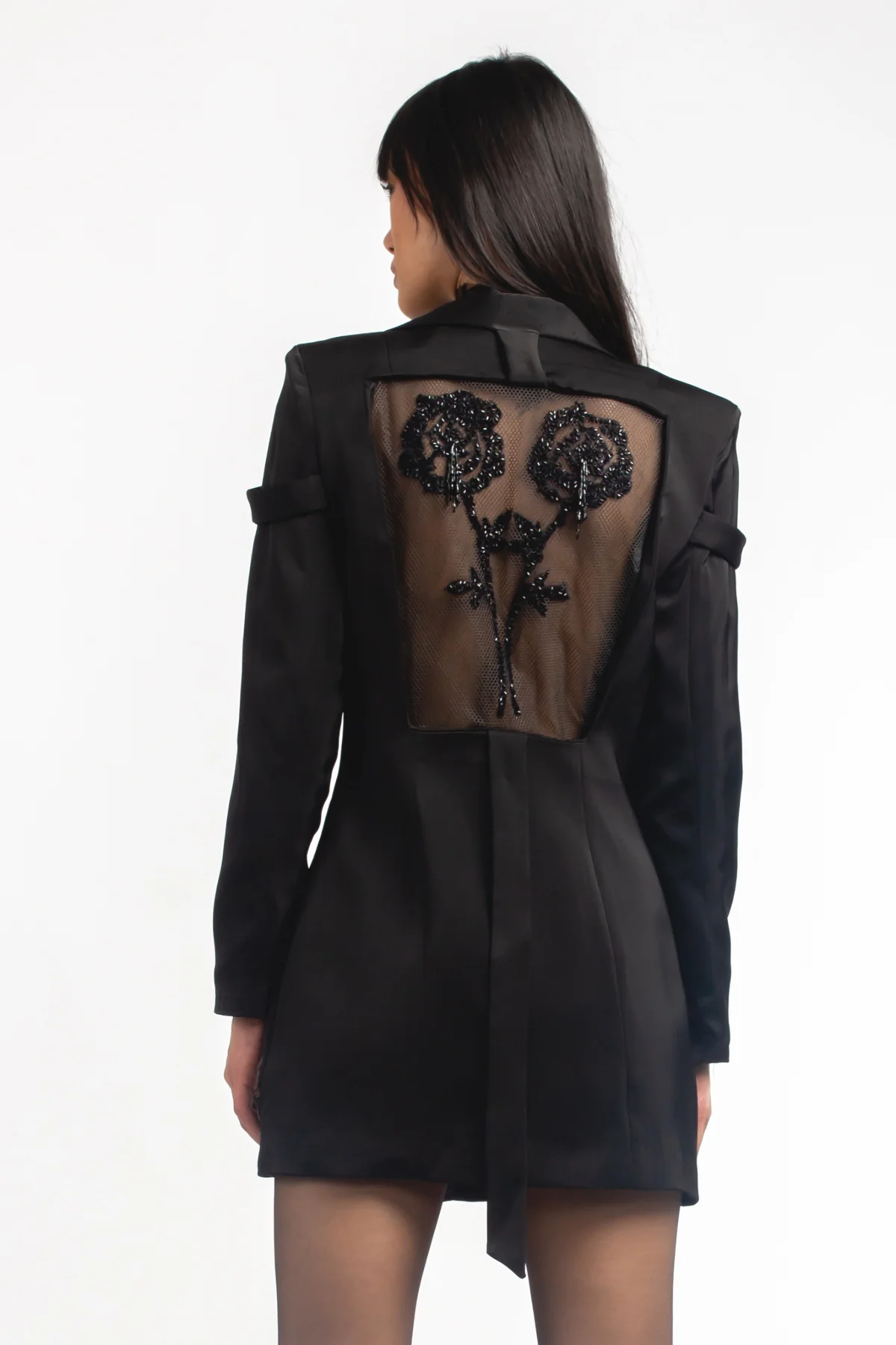 Embroidered Jacket Dress - Image 4