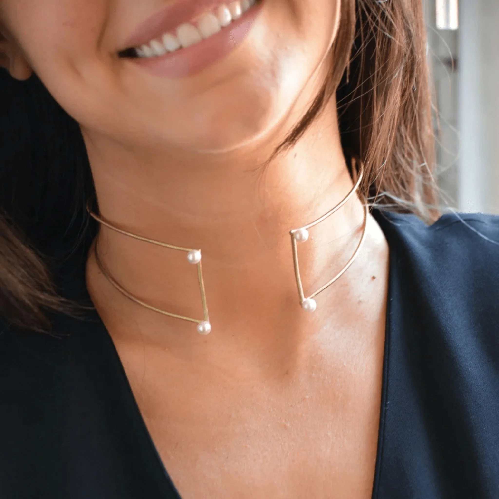Pearl Choker | Gold - Image 2