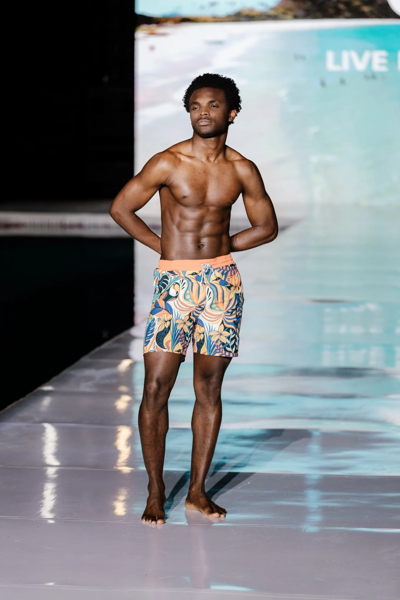 Jungle Print Eco-Friendly Board Swimshorts - Image 7