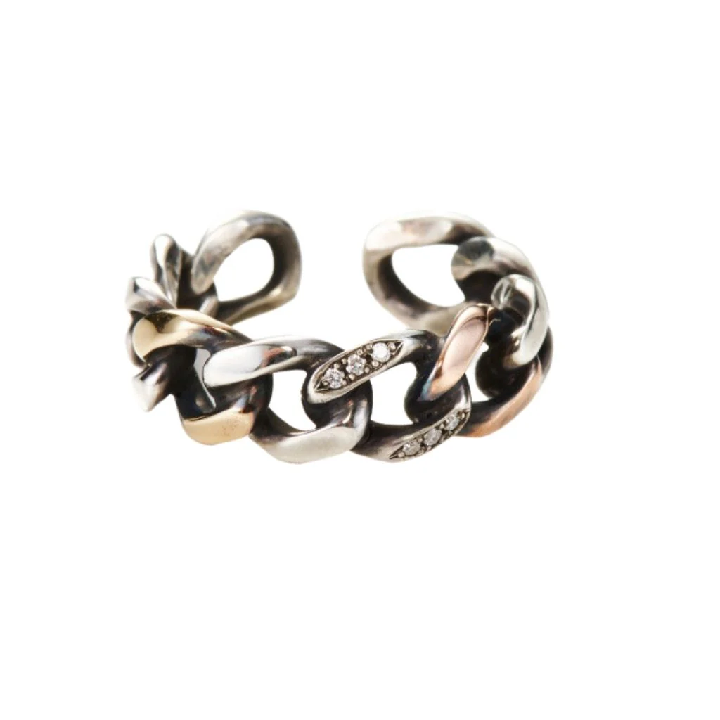 Chain Motif Connect Ring