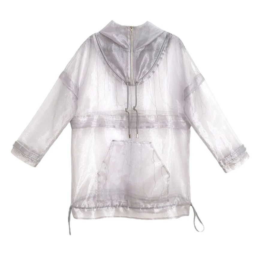 Convertible Silver Anorak