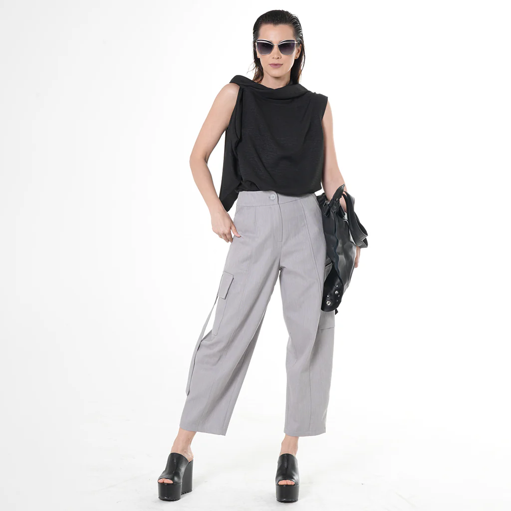 Denim Cargo Pants - Image 2