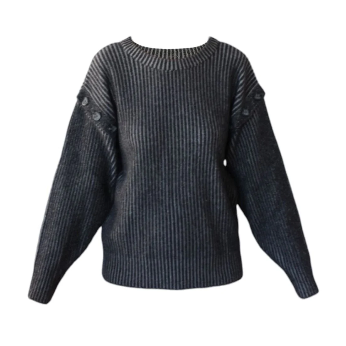 Knit Top | Charcoal