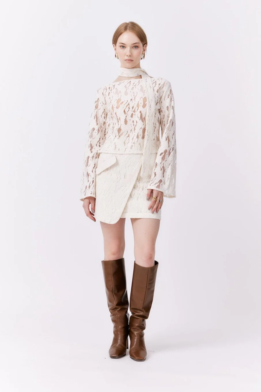 Lace Skirt | White - Image 3