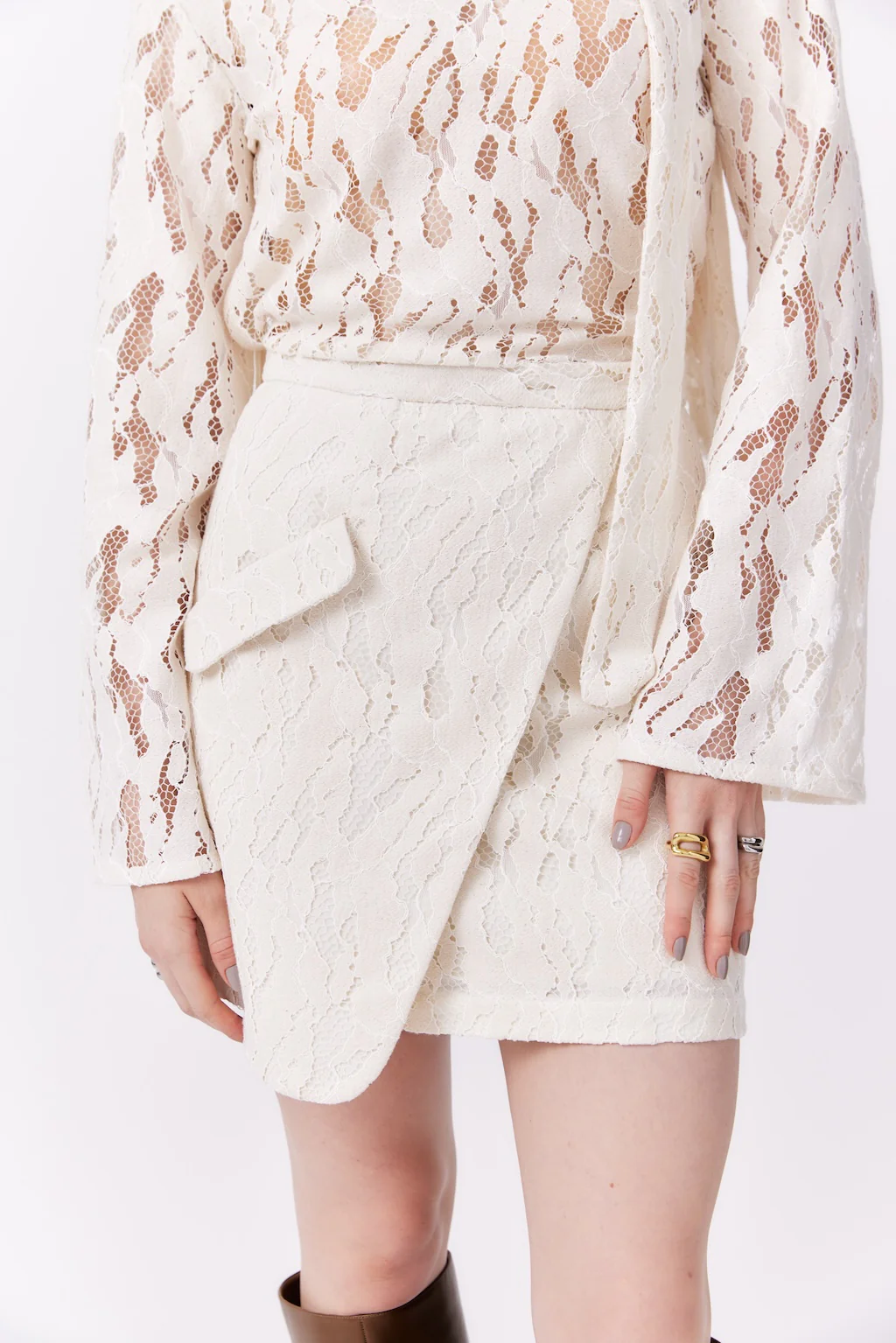Lace Skirt | White - Image 4