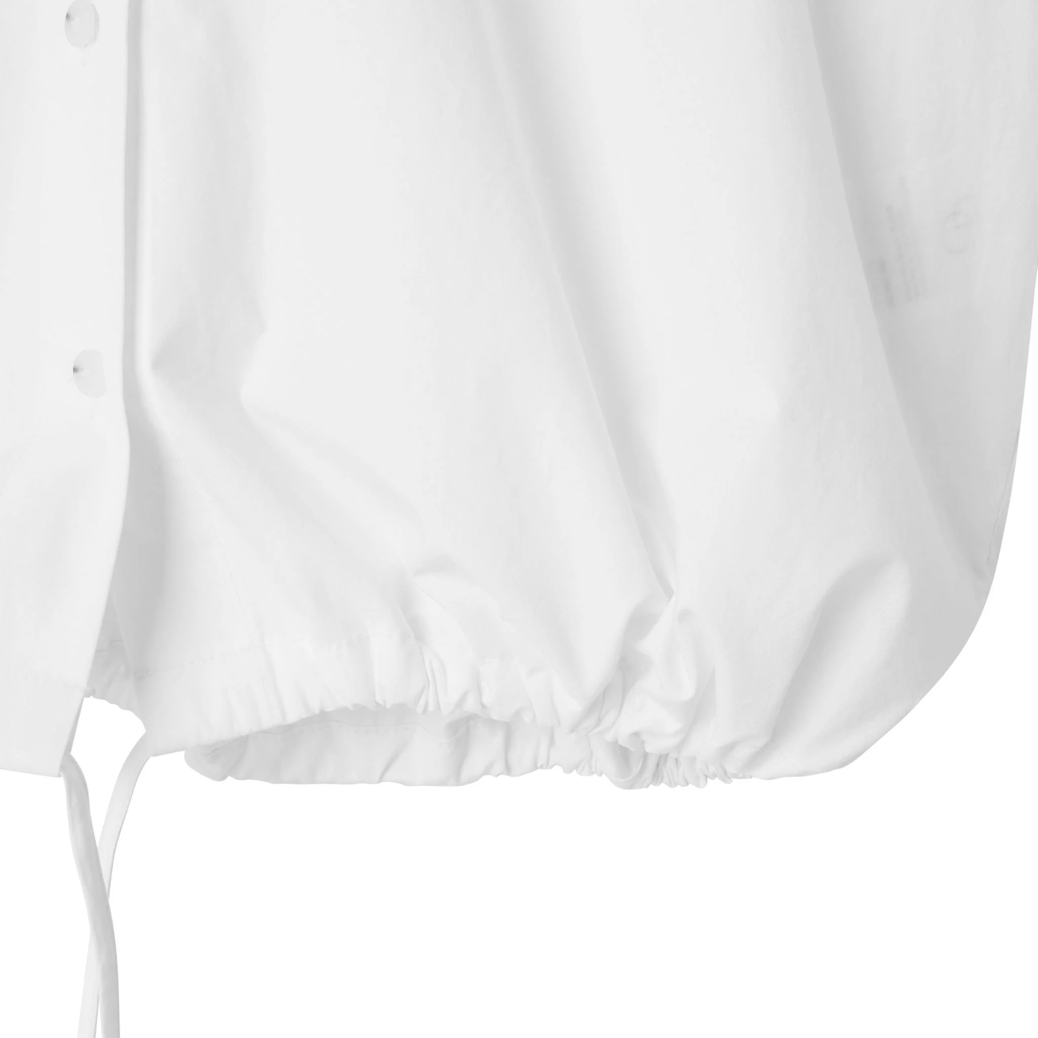 Origami Shirt with Back Pleat and Adjustable Hem - Image 16