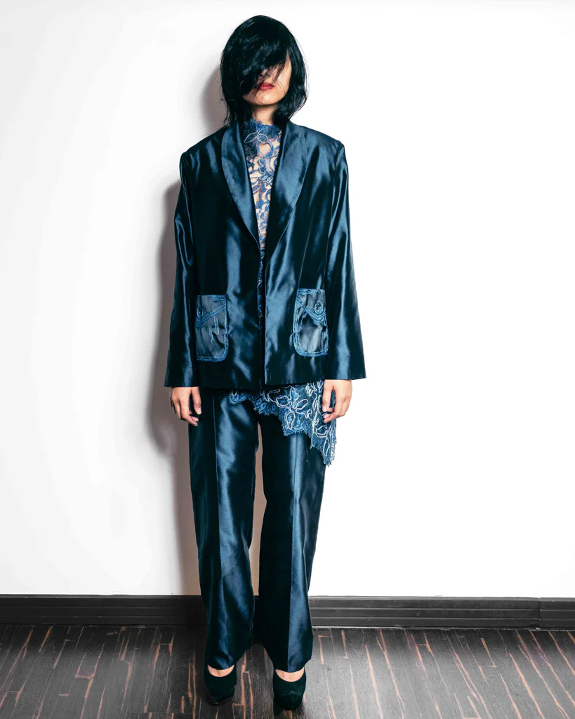 Tafetta Jacket | Blue - Image 3