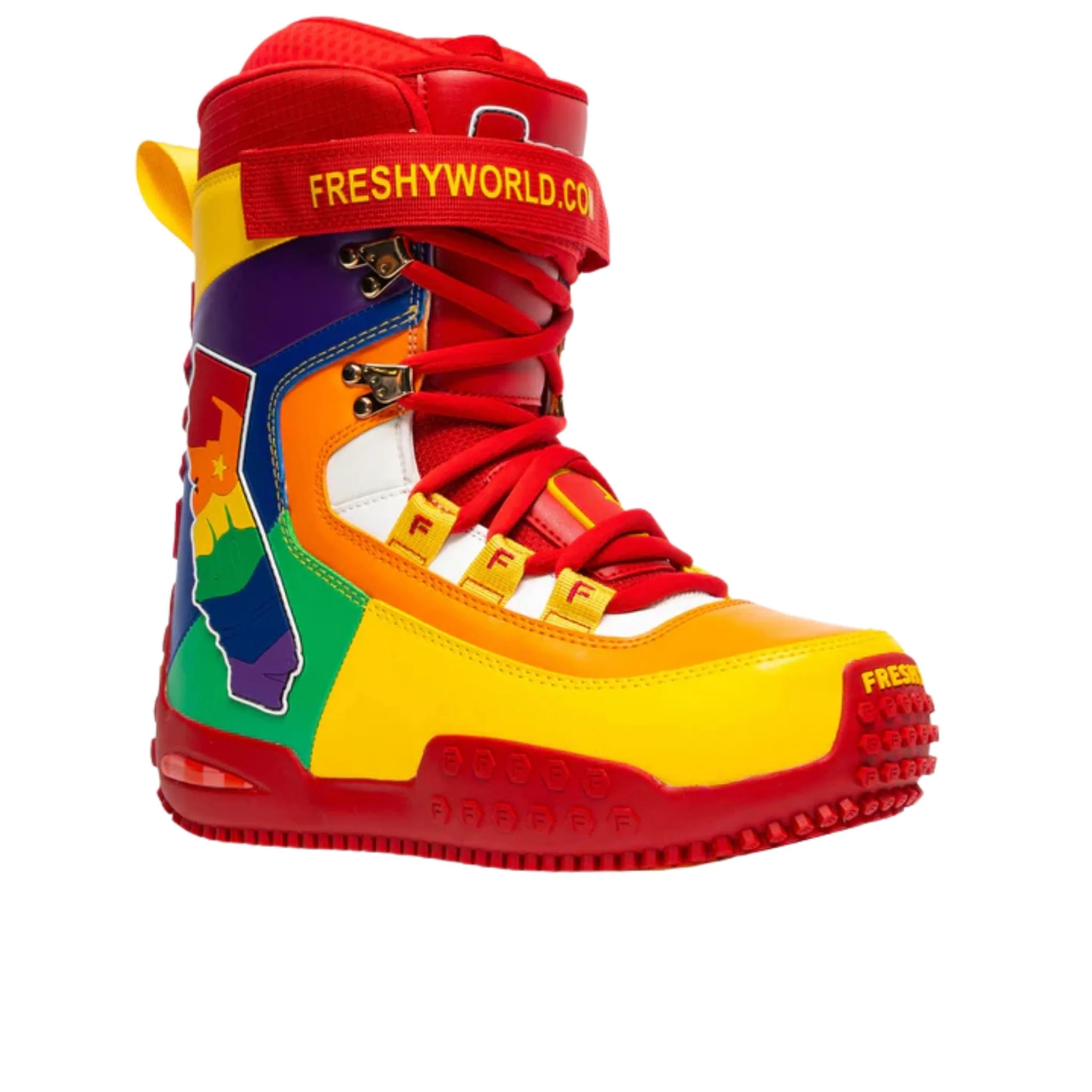 Pow Stomps Snowboard Boots | Rainbow - Image 2