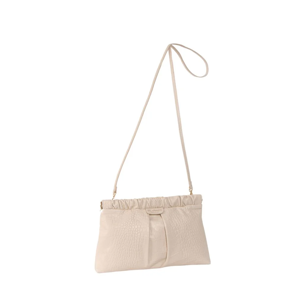 Embossed Croc Leather | Off White - Image 2