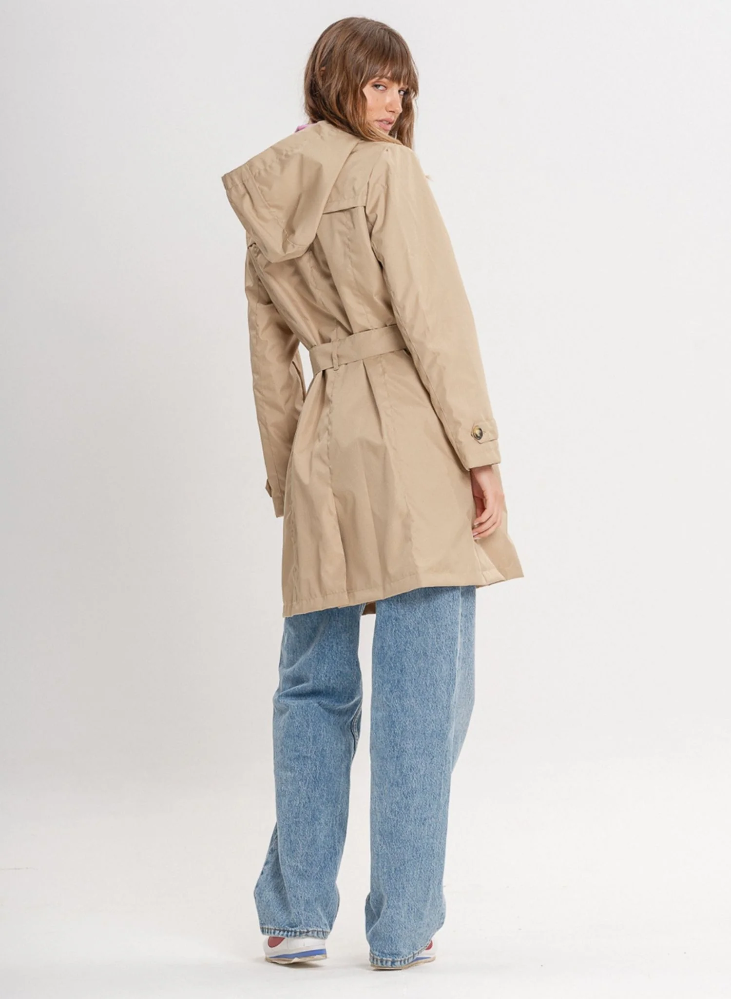 Beige Manhattan Trench Coat - Image 12