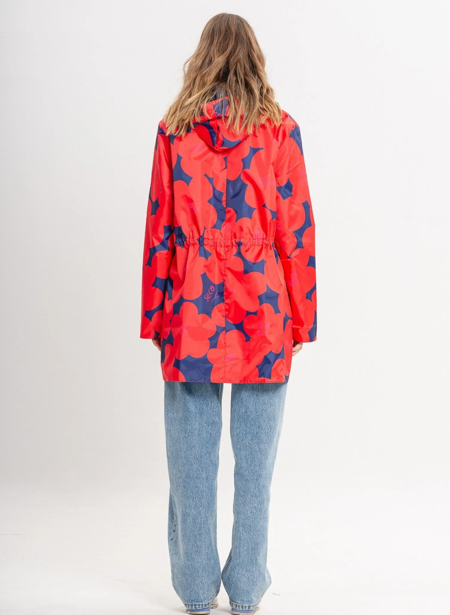Reversible Print Jacket | Red - Image 13