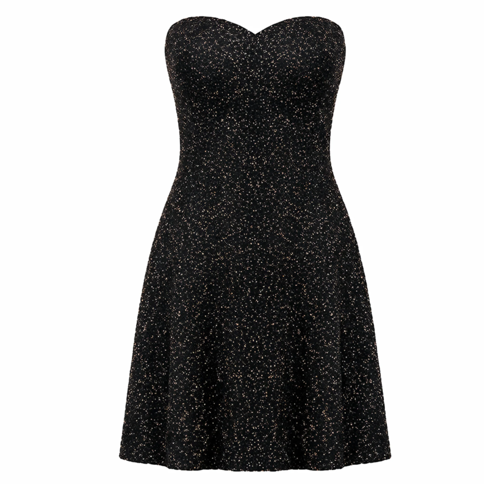 Midnight Hand-Beaded Embellished Mini Dress