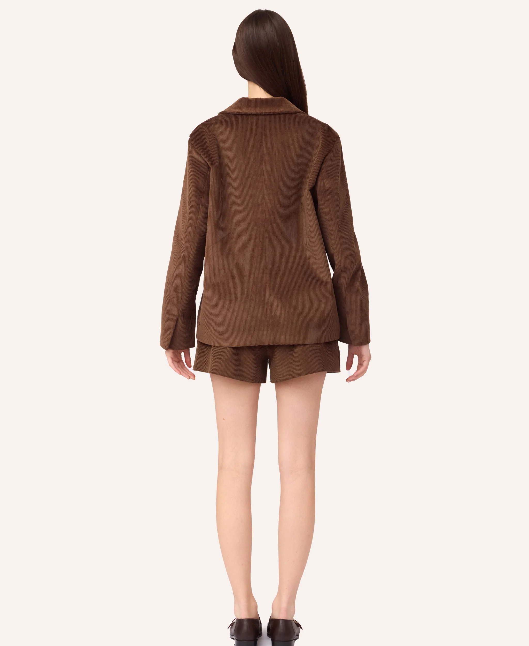 Velvet Blazer | Brown - Image 10