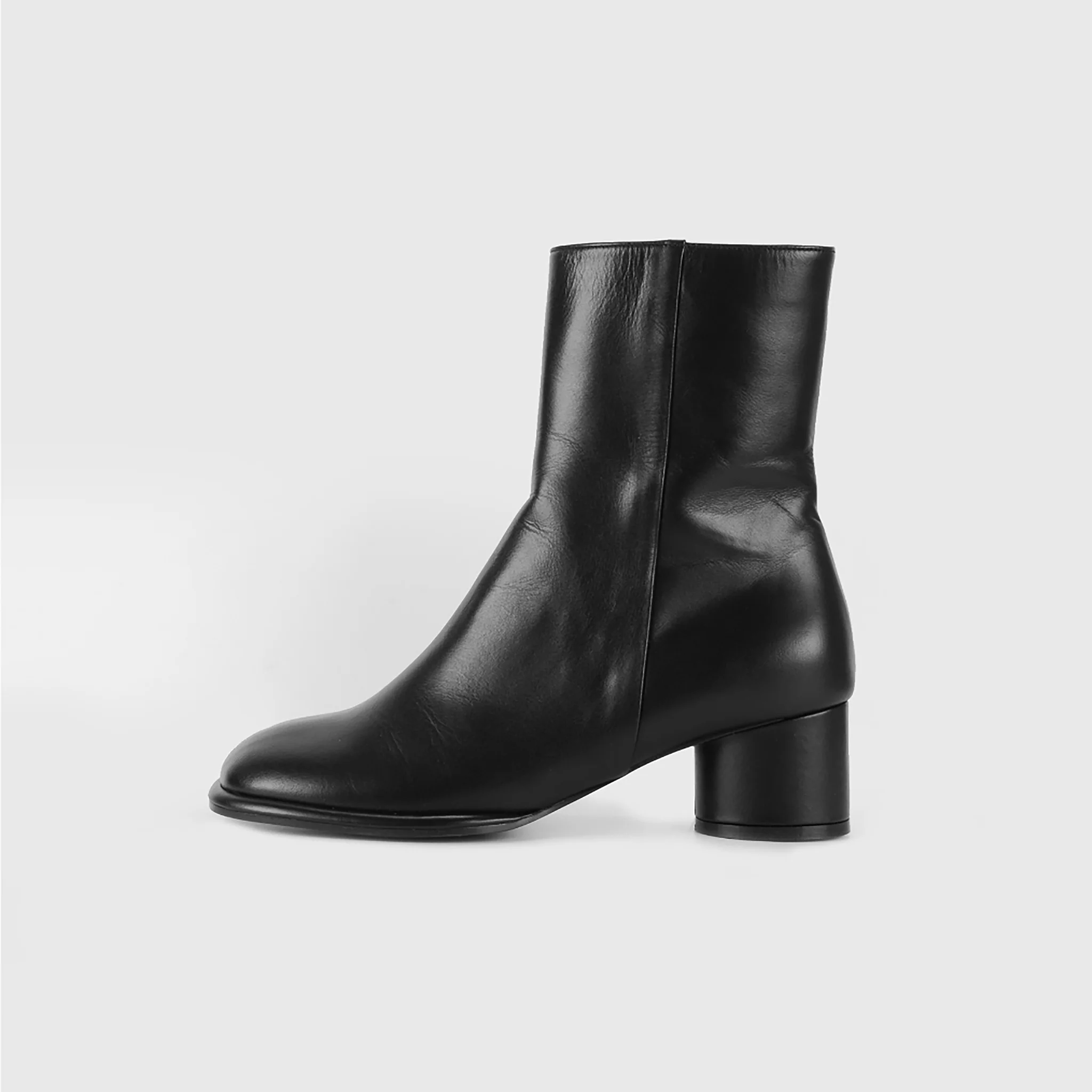 Black Convertible Knee‑High
Leather Boots - Image 7