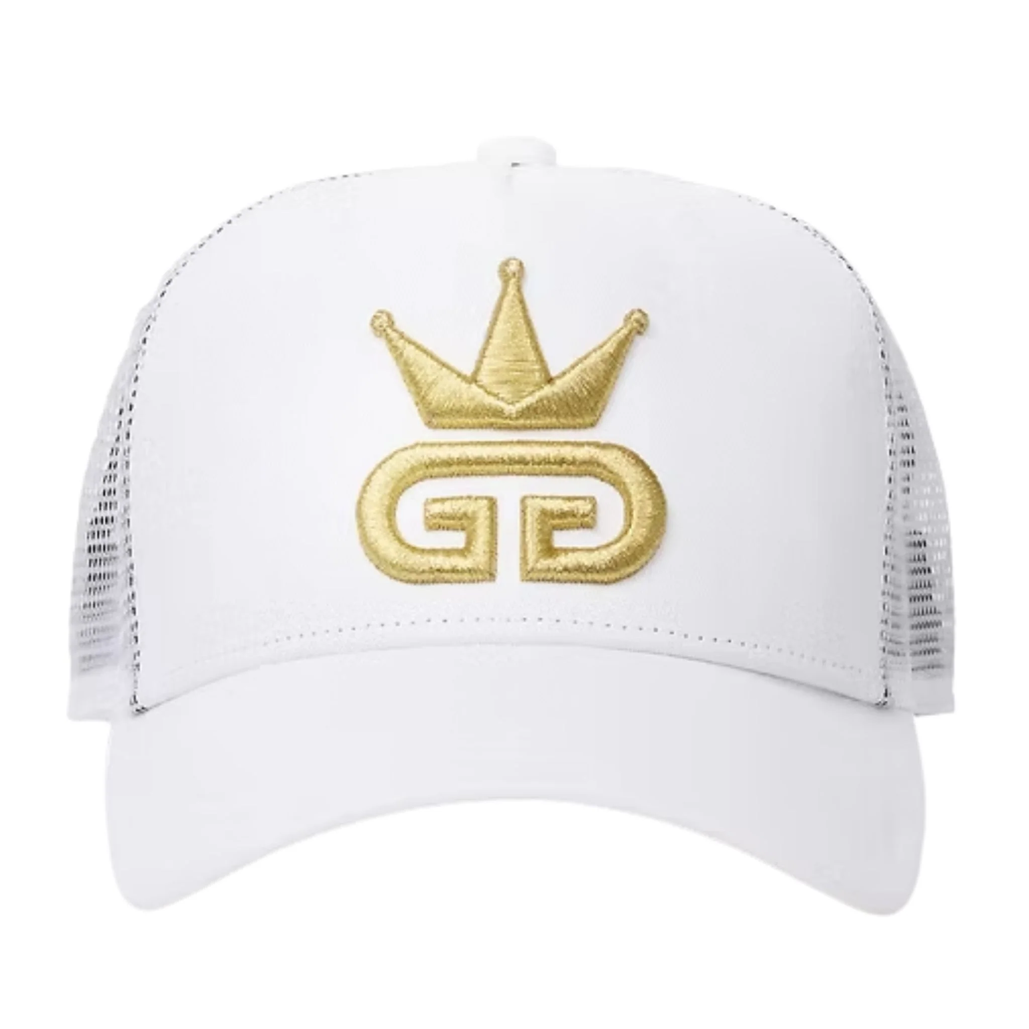 White Cotton Mesh Hat