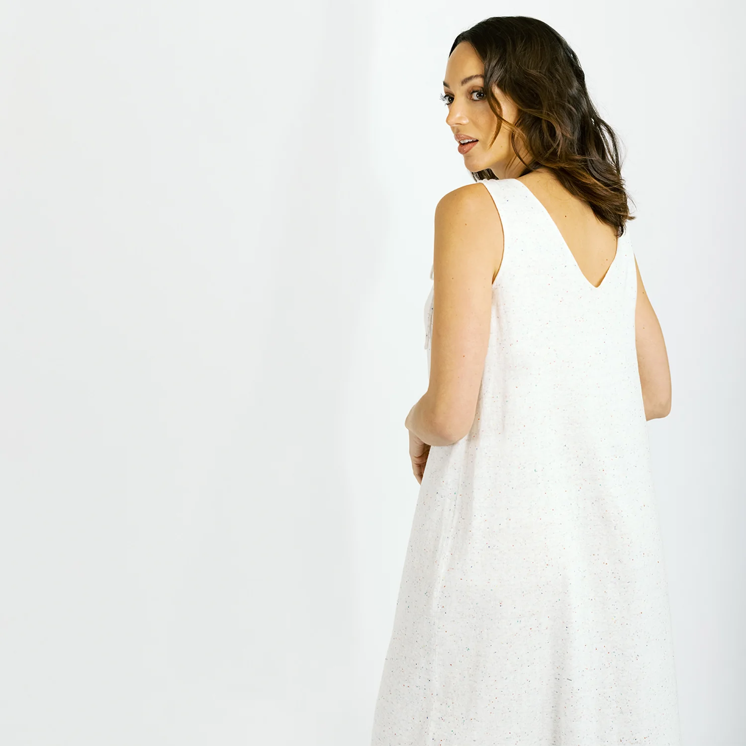 Cashmere Cotton House Dress | Funfetti - Image 3